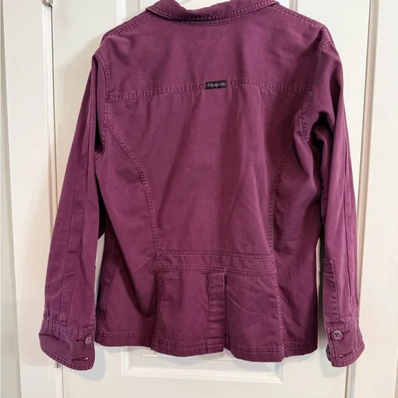 Columbia Women's Deep Red Jean Jacket - Picture 4 of 5